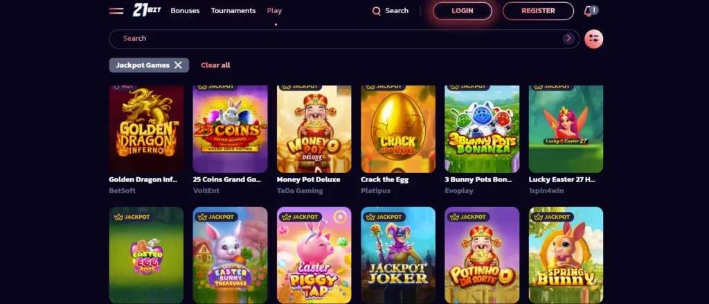 Jackpots and Fast Play